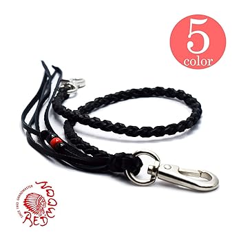 【美品】RED MOON / ブラック レザーウォレット チェーン BRANDS :: REDMOON :: ロングウォレット :: チェーンウォレット